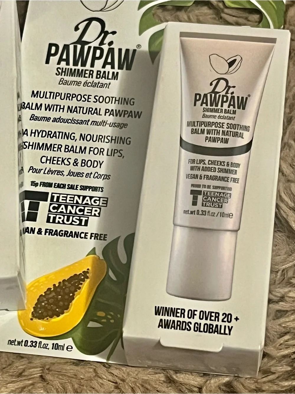 Dr. Pawpaw Shimmer Balm ~ Multipurpose Soothing Balm for Lips & Cheeks (3)